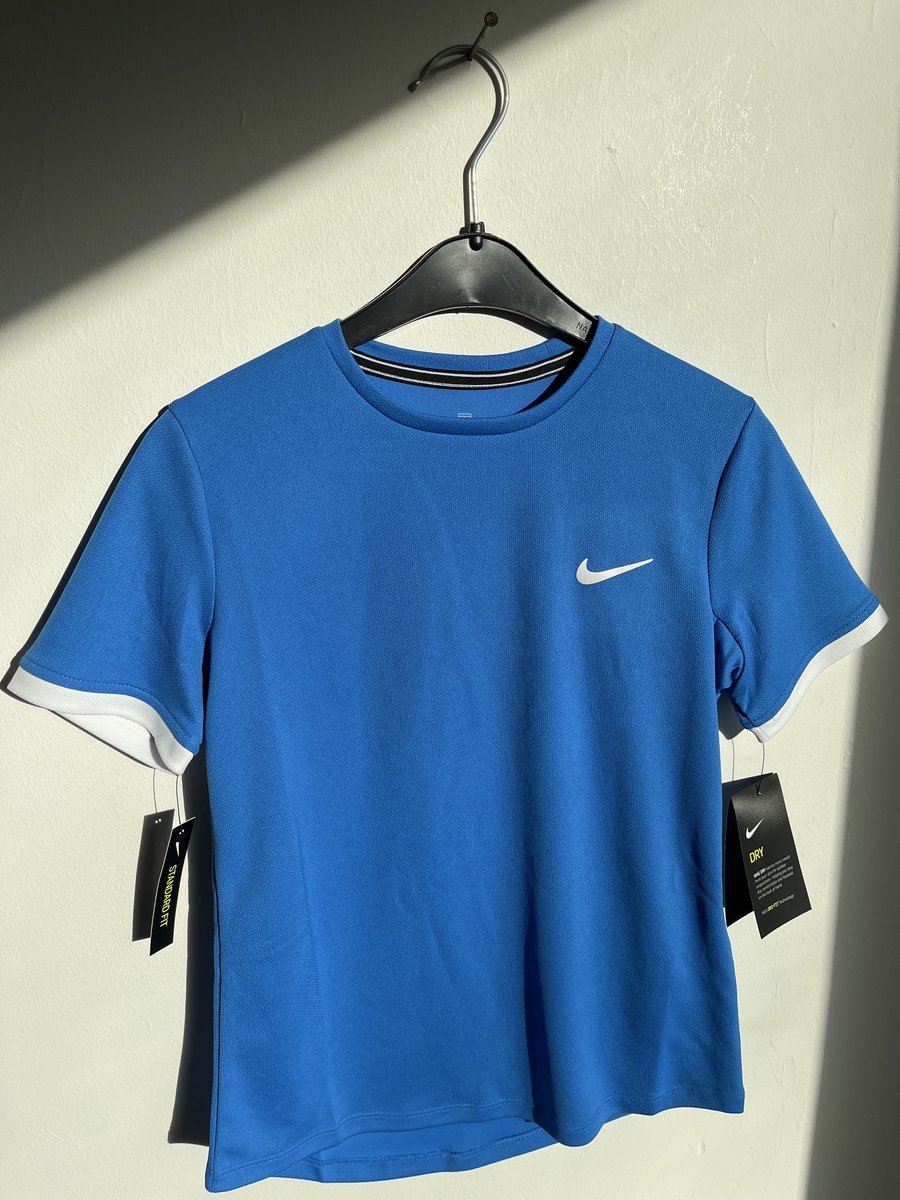 Nike - Vêtement de Tennis T Shirt Bleu