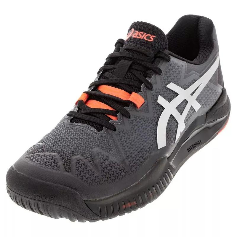 Image de Asics - Chaussures de Tennis Gel-Resolution 8 L.E. Noir/Orange disponible sur ekwip