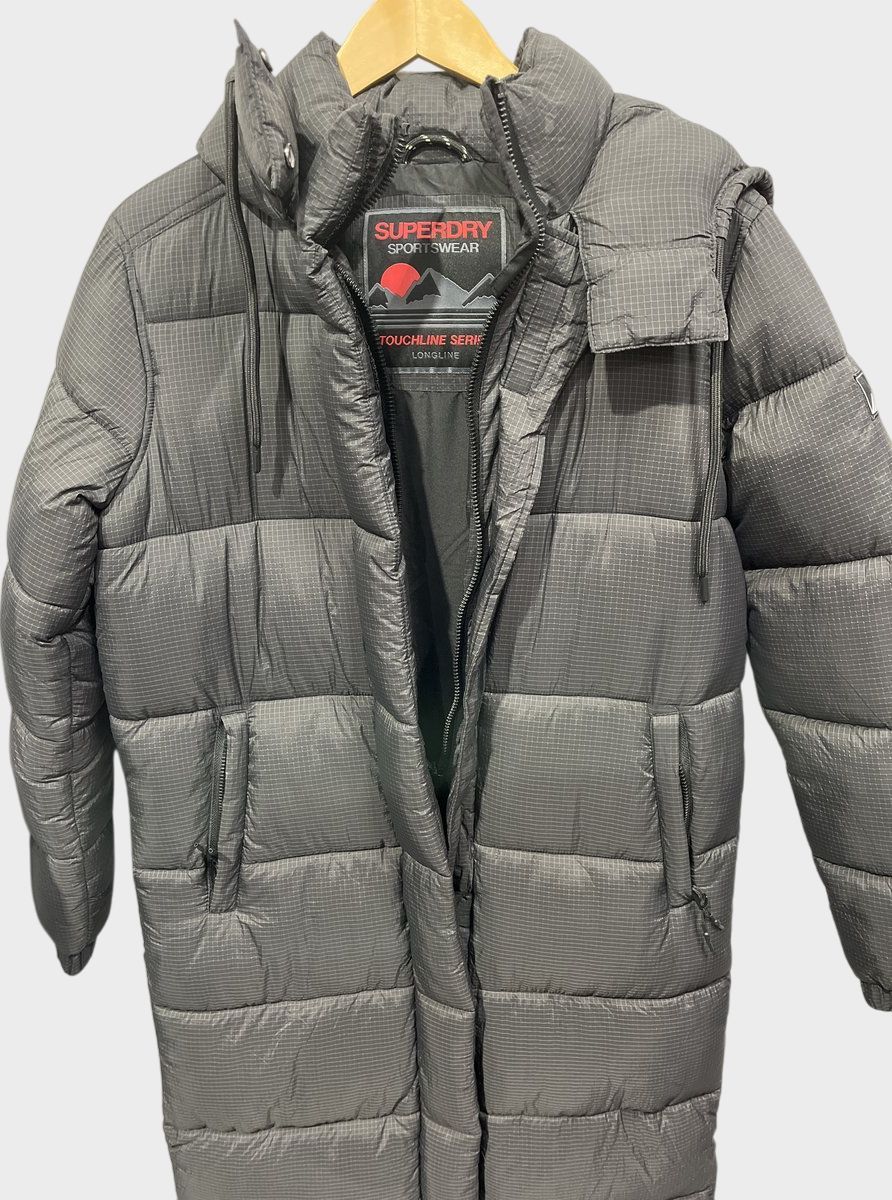 Superdry - Vêtement de Ski Ripstop Longline Puffer