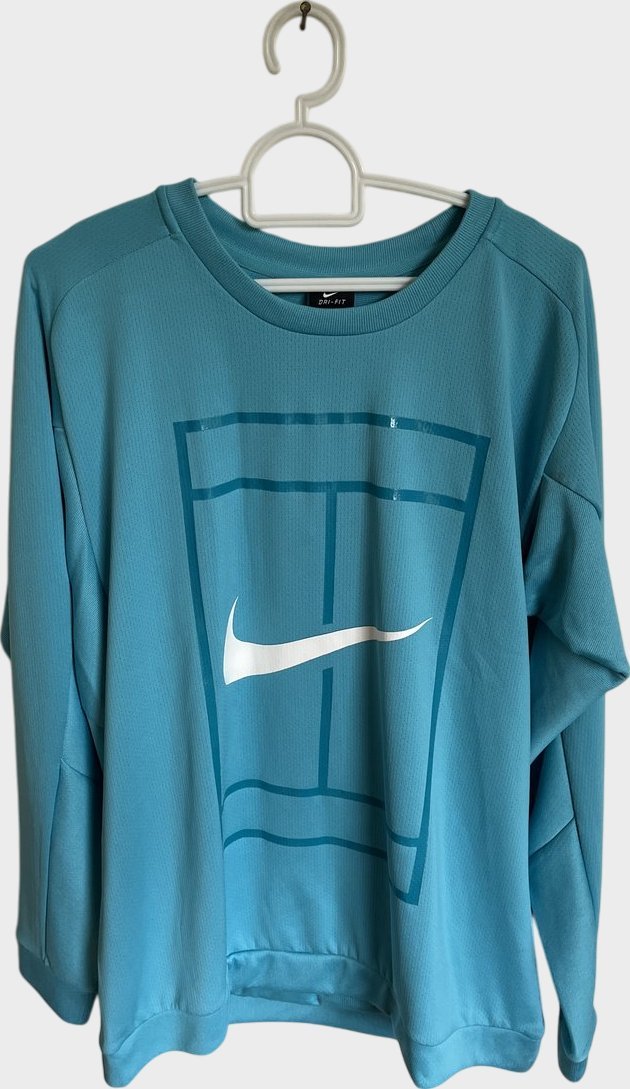 Nike - Vêtement de Tennis Dri Fit Blue Indigo