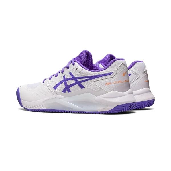 Image de Asics - Chaussures de Tennis Gel-Challenger 13 Clay Blanc/Violet disponible sur ekwip