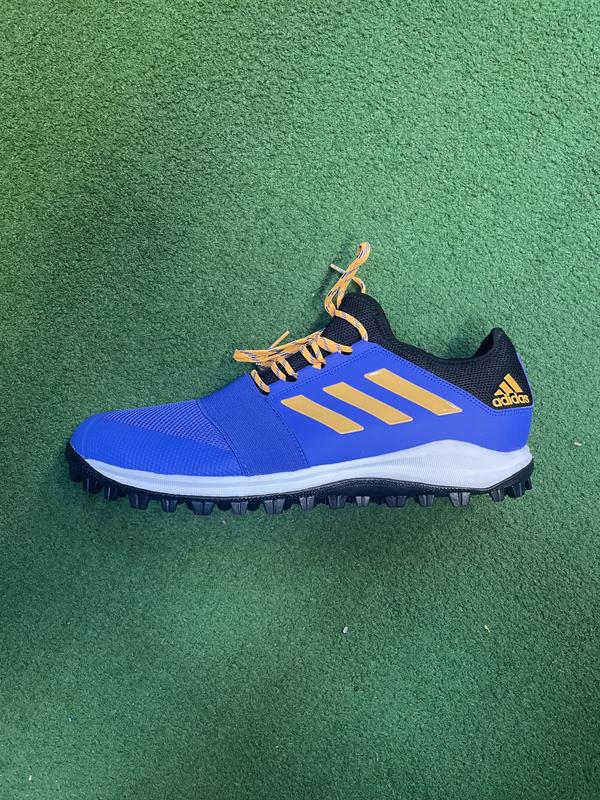 Image de Adidas - Chaussures de Hockey sur gazon Divox 1.9S Bleu/Jaune disponible sur ekwip