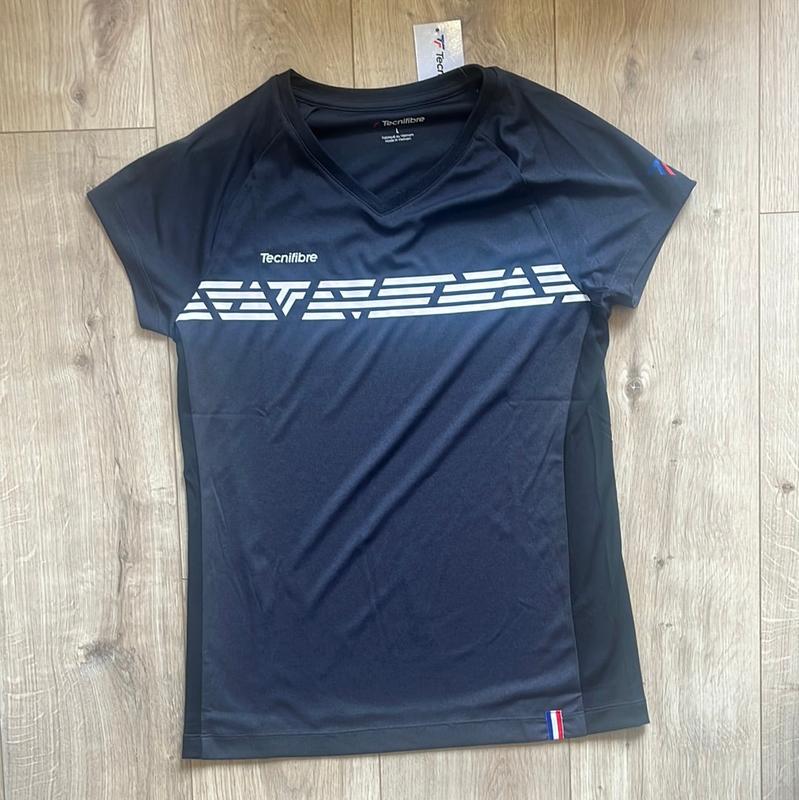 Image de Tecnifibre - T-Shirt Lady F2 Airmesh BLK Heather disponible sur ekwip