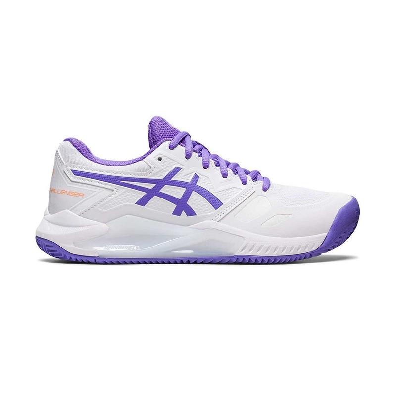 Image de Asics - Chaussures de Tennis Gel-Challenger 13 Clay Blanc/Violet disponible sur ekwip