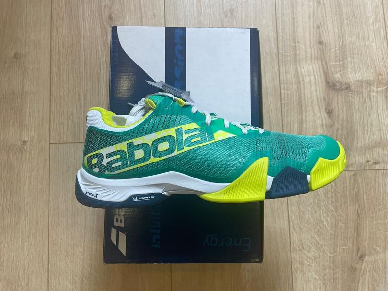 Image de Babolat - Chaussures de Padel Jet Premura Men Green Sulphur Spring disponible sur ekwip