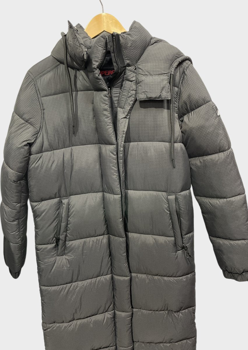 Superdry - Vêtement de Ski Ripstop Longline Puffer